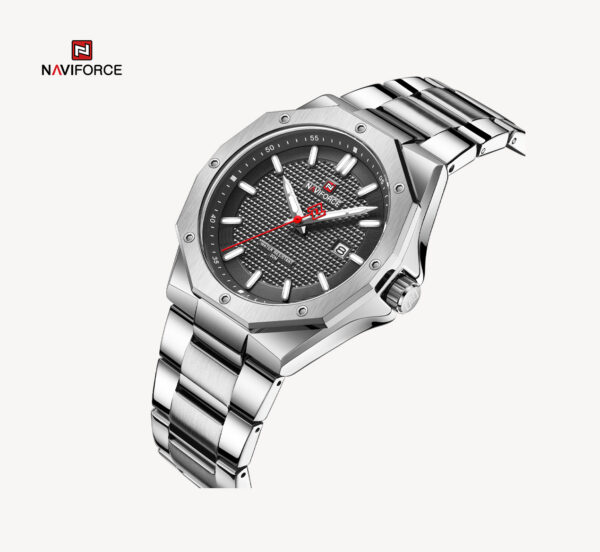 NAVIFORCE muški luksuzni poslovni ručni kvarcni sat od nerđajućeg čelika NF 9200S SB vodootporan